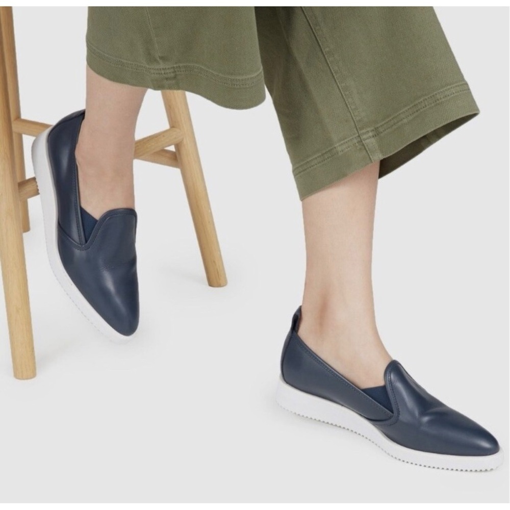 Everlane The Leather Street Shoe in Grey Size 7.5